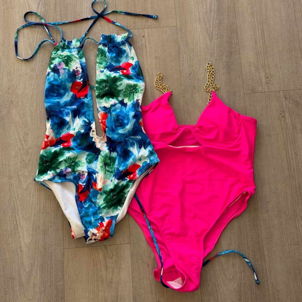 Shein one piece sexy bathing suits size XL bundle